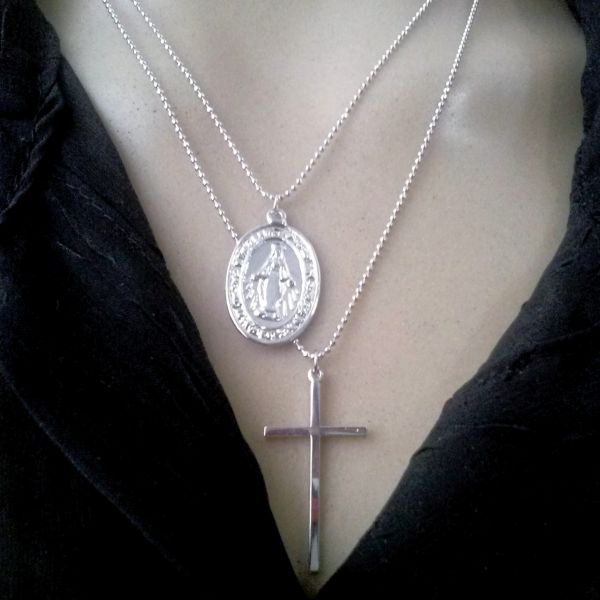 Cordão Nossa senhora das Graças + crucifixo